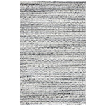Safavieh 8 x 10 ft. Elements 301Z Hand Loomed Rectangle Area Rug Black & Light Grey ELM301Z-8